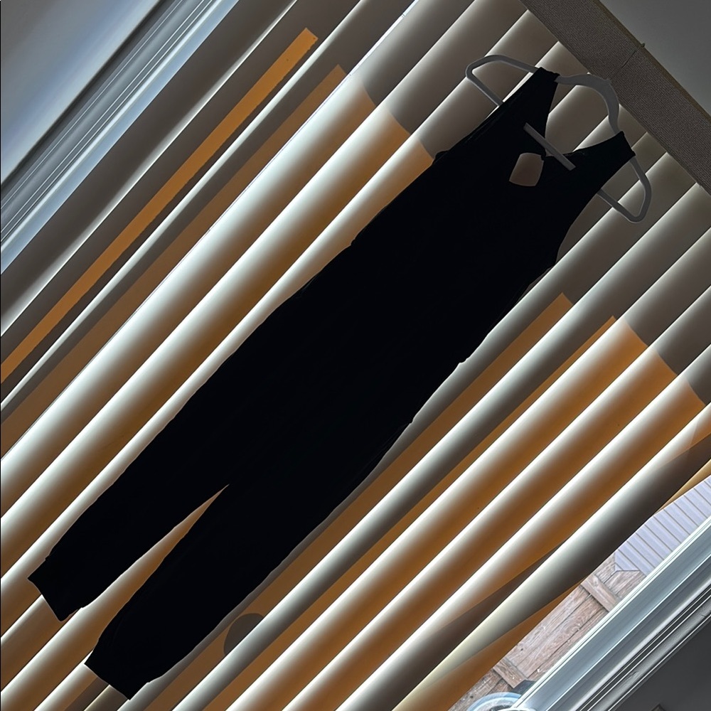Black Sleeveless Jumpsuit